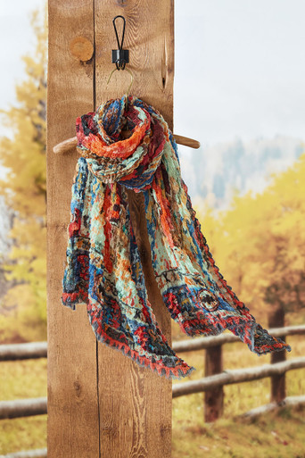 Painted Hills Crinkle Scarf