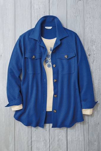 Soft Impressions Shirt Jacket