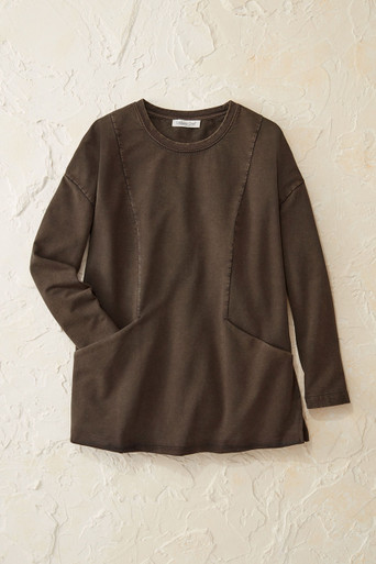 Vintage Wash Long Sleeve Tunic